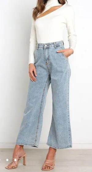 Petal and Pup Wide Leg Jeans thumbnail 1