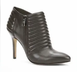 Ann Taylor Black Leather Ankle Booties(Size 8.5M) thumbnail 1