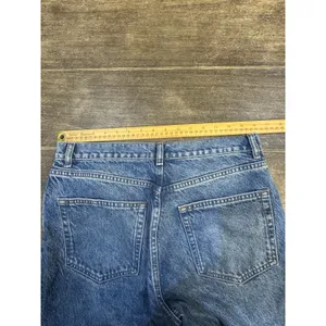 Reformation High Rise Straight Leg Medium Wash Jeans In Shasta Blue Size 30 thumbnail 9