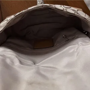 Y2k Restored Coach Hampton Signiature Tan Shoulder Bag thumbnail 13