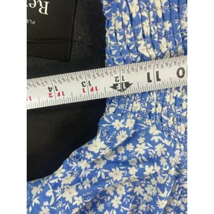 Tuckernuck x Cameron Eubanks Wimberly Blue Floral Linen Blend Smocked Dress NWT thumbnail 11