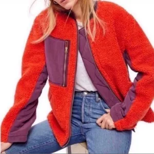 Free People Rivington Sherpa Jacket Size S thumbnail 1