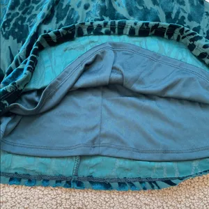 Simply Vera Vera Wang Teal Long Sleeve Top thumbnail 5