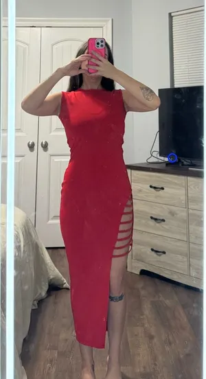 Red Cocktail/Formal Dress thumbnail 1