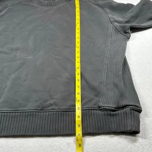 Aerie Women’s Oversized Distressed Crewneck Sweatshirt Size M Gray thumbnail 6