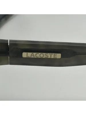 Lacoste Gray Rectangular Sunglasses with Dark Lenses thumbnail 7