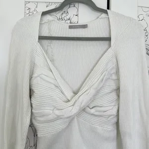BKE twist front ribbed sweater thumbnail 3