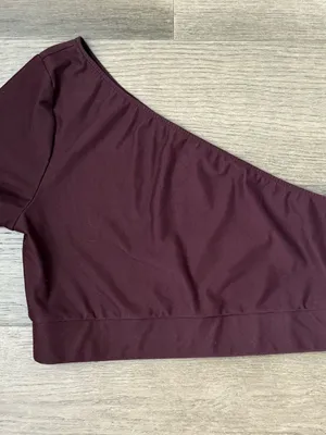 Victoria Sport One-Shoulder Crop Top Sz L by Victoria’s Secret thumbnail 2