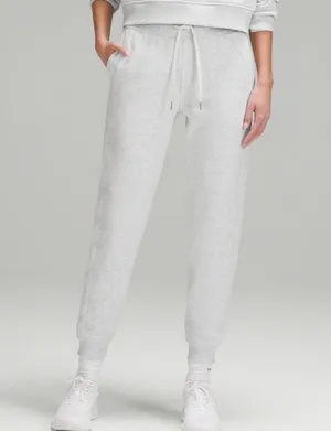 Lululemon Scuba Jogger Size 12 Light Heathered Grey thumbnail 1