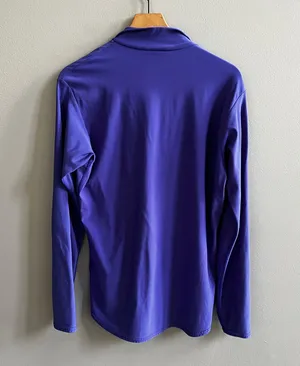 Patagonia Rare Vintage 1/2 Zip Pullover Base Layer Purple Teal Zipper Size Large thumbnail 5