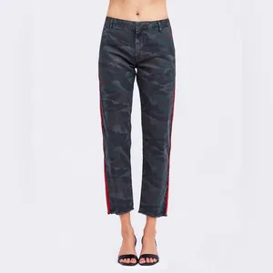 Sundry x Anthropologie Side Trim Camo Le Soleil Pants in Charcoal Size 27 thumbnail 3