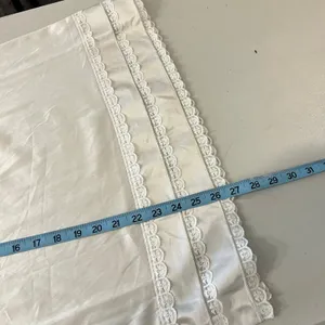 Sears USA Vintage 90s Silky Elastic Waist Lace Trim Skirt Dress Slip Size Small thumbnail 10