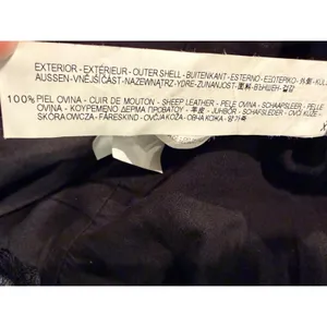 ZARA Trafaluc Genuine Leather Moto Medium Jacket Black Cropped Biker Y2K goth thumbnail 11