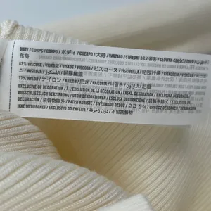 Abercrombie & Fitch Womens Cream Ribbed Tie‎ Front Stretch Cardigan Sweater Sz M thumbnail 6
