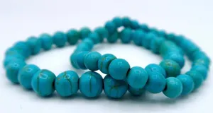 Blue Turquoise Bracelet Handmade thumbnail 1