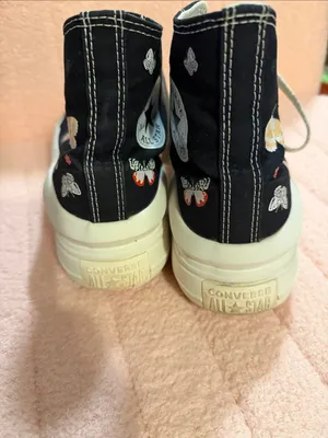 Converse CTAS Move Hi Butterfly Wings Women's Platform Sneakers Size 9 thumbnail 5