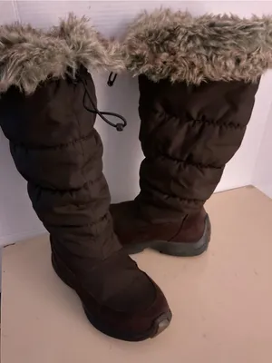 Cougar women Brown Tall non fur suede waterproof attract boots US 7 thumbnail 4