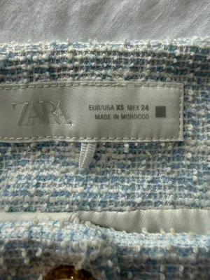 Zara textured button down top  thumbnail 4