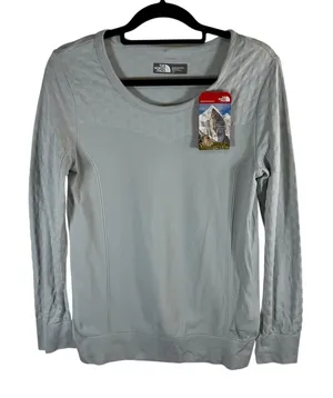 The North Face Womens Scarlette Top High Rise Grey Long Sleeve‎ Large Outdoor thumbnail 1