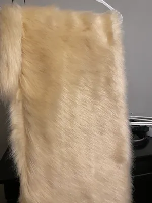Faux Fur Wrap White thumbnail 1
