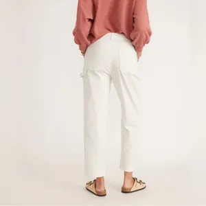 MARINE LAYER Cream Maya Slim Straight Utility Pants Size 6‎ thumbnail 2