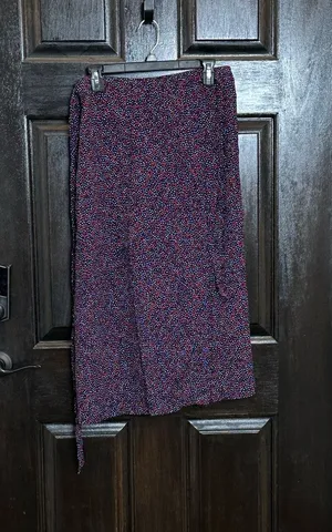 NWT Joules Alissia Dottie Heart Wrap Midi Skirt Size 8 thumbnail 1