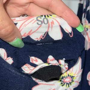 Navy Floral Tank Maxi Dress thumbnail 4