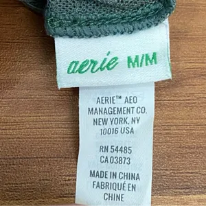 AERIE Pop Lace Olive Sage Green Padded Bralette Size M thumbnail 11