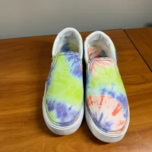 Nike Court Legacy Print Slip On Tie Dye Colorful Flat‎ Sneaker CZ1752-900 W8.5 thumbnail 2