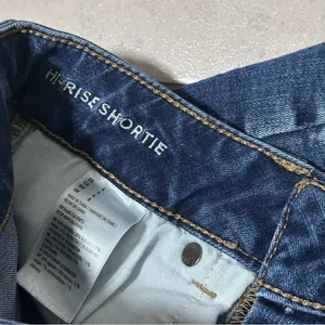 American Eagle Women Denim Super Stretch Hi-Rise Shortie‎ Shorts size 4 thumbnail 5