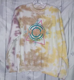 Goodie Two Def Leppard Hysteria Tie-Dye Colorful Graphic Sweatshirt thumbnail 1