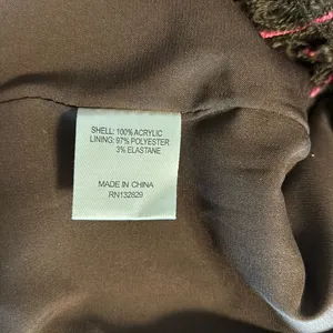 Majorelle Brown and Pink Vintage Sleeveless Tweed Dress thumbnail 9