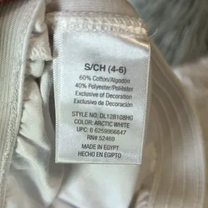 White Cotton Athletic Shorts thumbnail 4