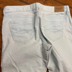 Abercrombie Fitch Light Blue green‎ Skinny Jeans Women's Size 4 W 27 thumbnail 7