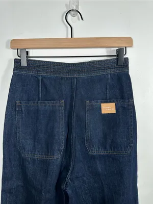 Seventy +‎ Mochi Marie Sailor Jeans 25 High Rise Wide Leg Button Front thumbnail 8