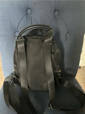 Lululemon City Adventurer Backpack Micro 3L in Black with Gold hardware. thumbnail 5