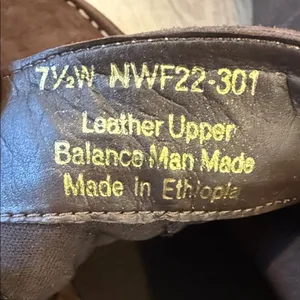 NWOT David Tate Chocolate Suede Chukka side zip forest Boots Y2K 7.5 thumbnail 5