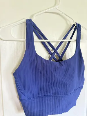 Lululemon Energy Bra Long Line Ribbed *Medium Support, B–D Cup thumbnail 4