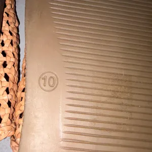 Free People Tan Woven Leather Chunky Platform Bondi Sandals Slides Shoes 10 thumbnail 8