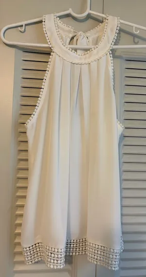 White Naked Zebra Top thumbnail 1