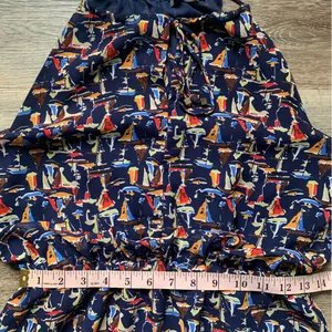 THML Navy Blue Sailboat Halter Mini Dress S thumbnail 5
