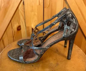 Lauren Ralph Lauren Women's Sydney Dress Sandal Heel Leather 8.5B Read thumbnail 1