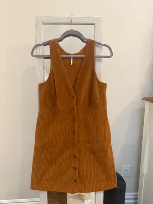 Free People Corduroy Dress Mini thumbnail 1