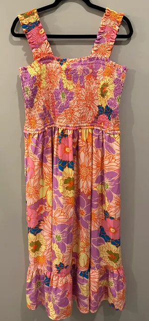 Entro Floral Maxi Dress thumbnail 2