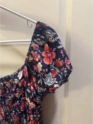 Floral Romper Blue thumbnail 5