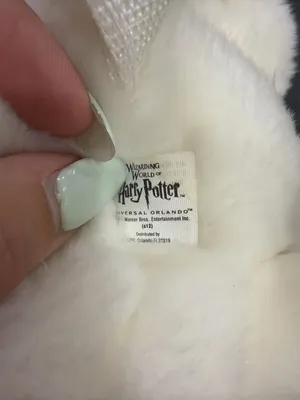 Universal Studios Wizarding World Harry Potter Hedwig Owl Plush Backpack White thumbnail 6
