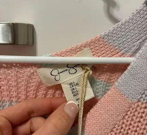 Jessica Simpson Pastel Stripe Cardigan NWT thumbnail 6