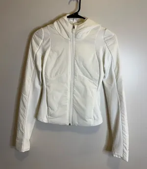 Lululemon White Full-Zip Jacket thumbnail 1