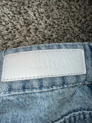 Akira Patchwork Wide Leg Jeans Size 11(W29) Blue Distressed Denim thumbnail 6