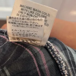 L.L. Bean Orginal/Relaxed‎ Fit Plaid Lined Jeans Size 12 thumbnail 7
